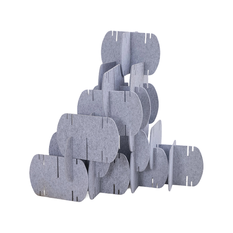 Painéis acústicos ecológicos para divisórias de escritório, divisórias de sala embrulhadas em tecido, design de interiores comercial