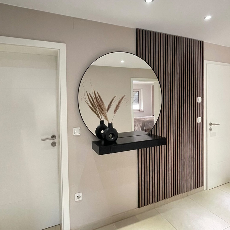 Vários materiais tiras de madeira decoração de escritório painéis de parede grade painéis de absorção de som solução de projeto de design gráfico Vários materiais tiras de madeira decoração de escritório painéis de parede grade painéis de absorção de som solução de projeto de design gráfico