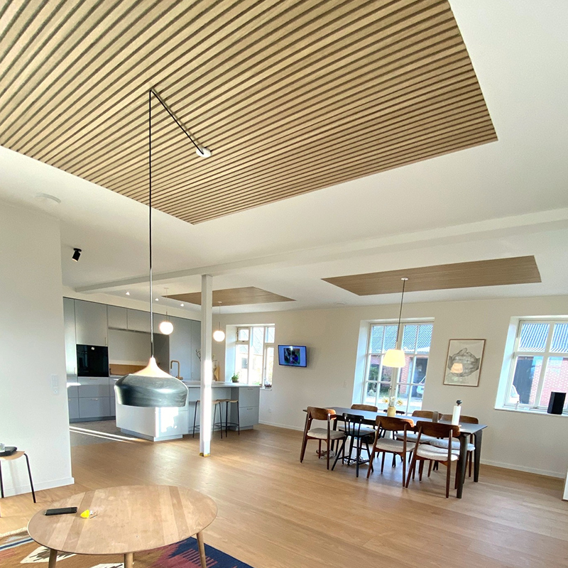 Akupanel Design Painéis de parede acústicos de madeira Modelo 3D Ripas de madeira à prova de som para uso doméstico, hotel, escola, cinema, hospital Akupanel Design Painéis de parede acústicos de madeira Modelo 3D Ripas de madeira à prova de som para uso doméstico, hotel, escola, cinema, hospital