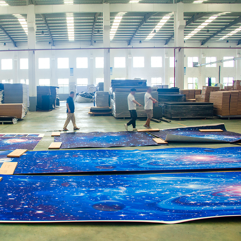 Teto em estrela sem costura - personalizável, fácil instalação e absorção de som para cinemas/hotéis