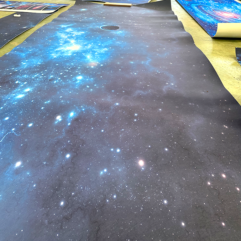 Teto em estrela sem costura - personalizável, fácil instalação e absorção de som para cinemas/hotéis Teto em estrela sem costura - personalizável, fácil instalação e absorção de som para cinemas/hotéis