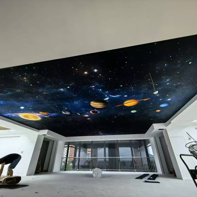 Barra de luz de teto moderna com estrela, para sala audiovisual ktv, fibra óptica, céu, estrela, projetor decorativo, luz direta Barra de luz de teto moderna com estrela, para sala audiovisual ktv, fibra óptica, céu, estrela, projetor decorativo, luz direta