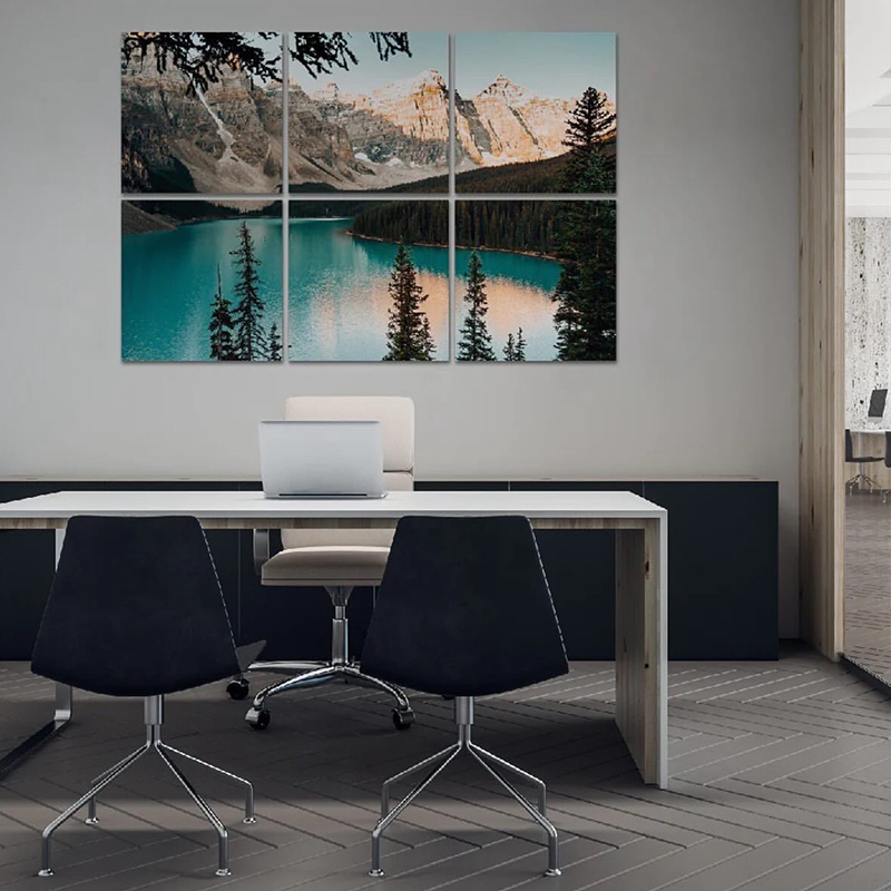 Painéis murais de transferência de calor imprimíveis - autoadesivos, à prova de som, adequados para auditórios/escolas