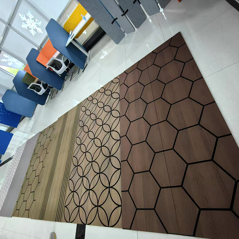 Painéis acústicos de PVC e poliéster direto da fábrica - alta relação custo-benefício, entrega rápida e absorção de som Painéis acústicos de PVC e poliéster direto da fábrica - alta relação custo-benefício, entrega rápida e absorção de som