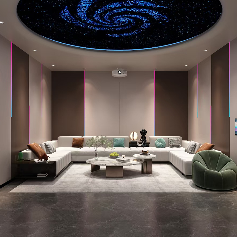 Home Theater personalizável - moderno, com absorção de som, direto da fábrica para salas de estar/quartos