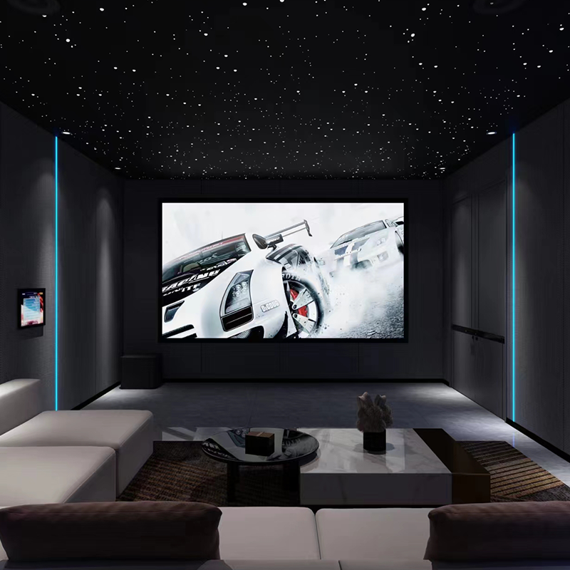 Home Theater com renderizações 3D gratuitas - personalizado, à prova de som, adequado para salas de estar/salas de teatro