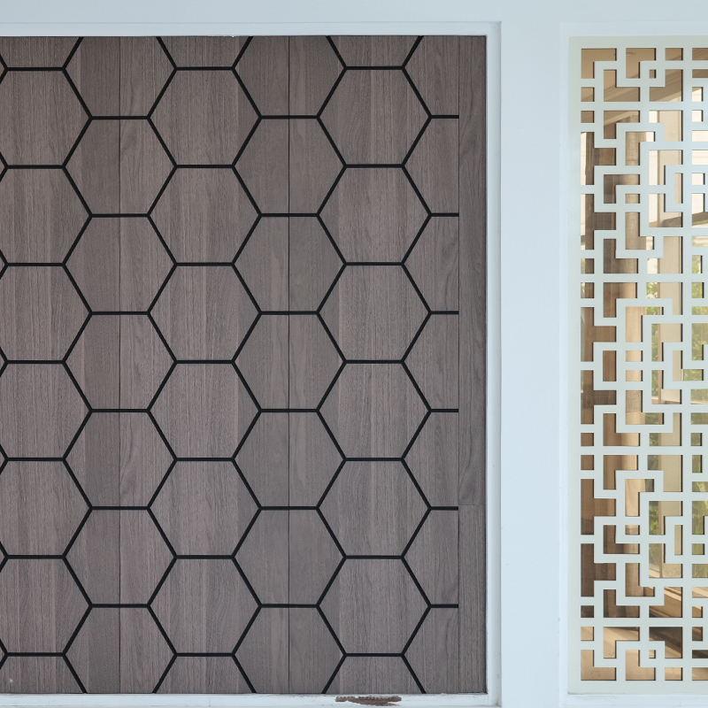 Painéis acústicos de fibra de poliéster e PVC de estilo moderno - Direto da fábrica, à prova de som para casa/escritório